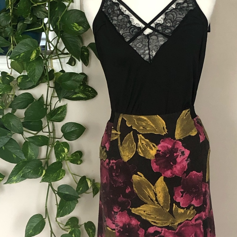Floral Mini Skirt